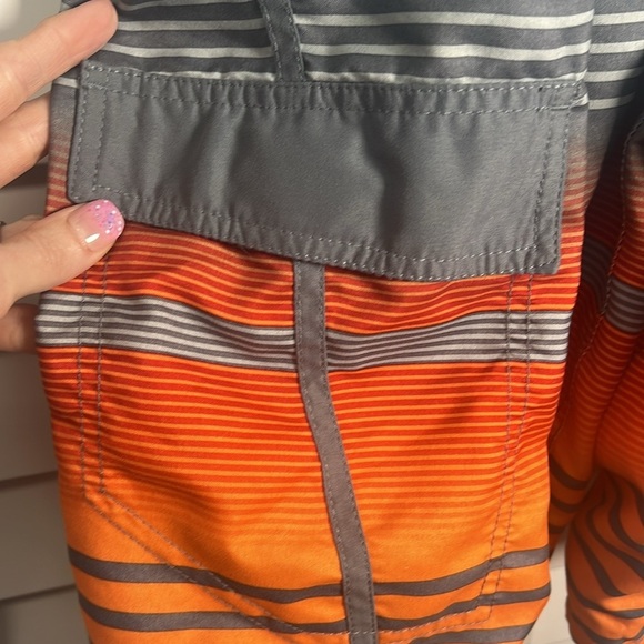 Ocean Pacific Summer Signature Stripe Quick Dry Swim Trunks 11.5” Inseam Size L - Picture 6 of 9